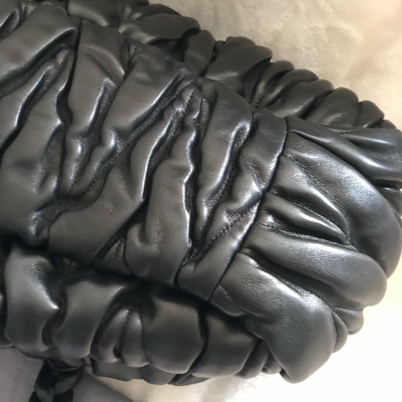 SOLD - Authentic Miu Miu Lambskin Matelasse Bag - Picture 7 of 8